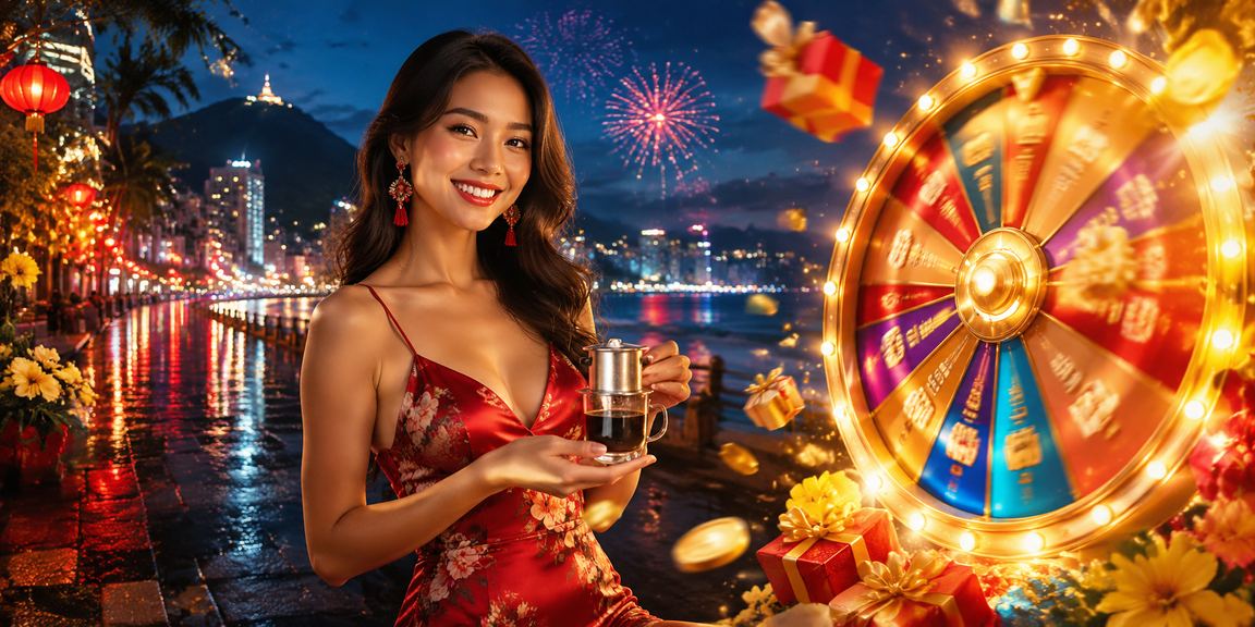 Bàn Roulette tại Vũng Tàu trong không gian cà phê hiện đại